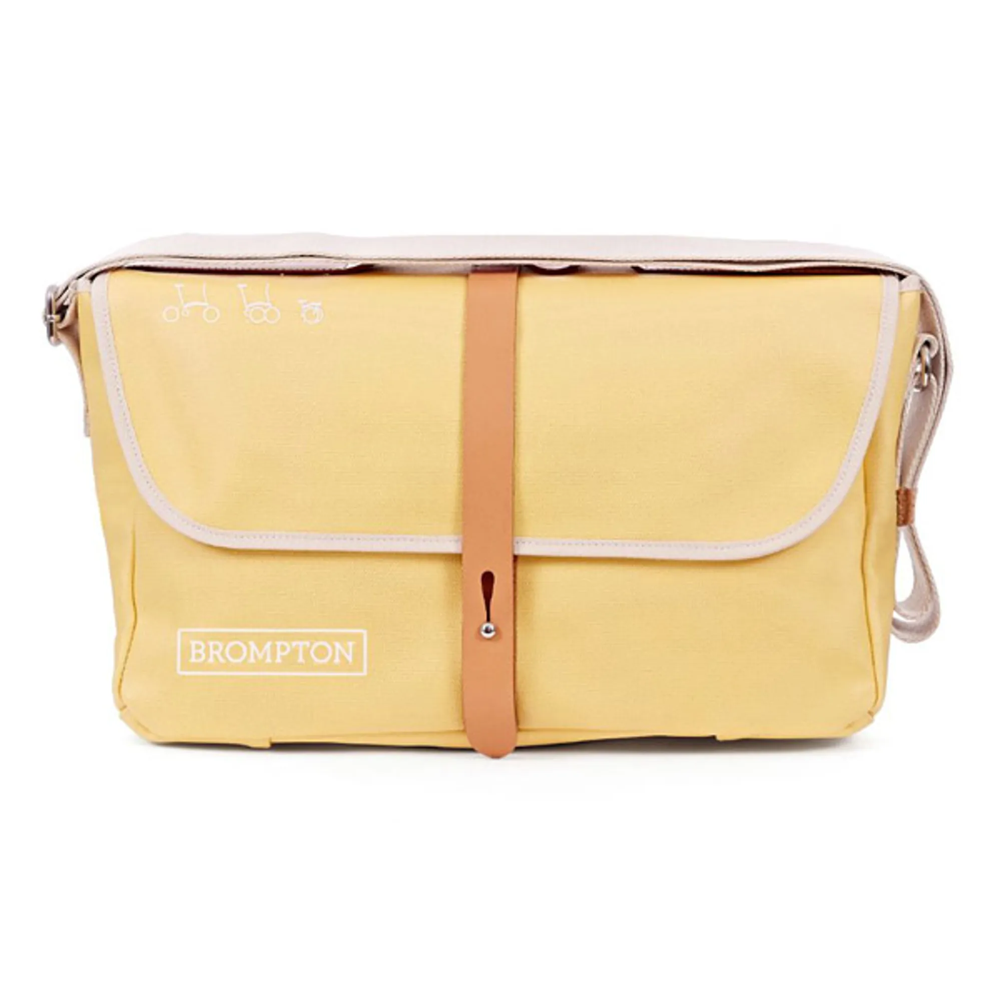 Brompton Shoulder Bag with Frame in Yellow