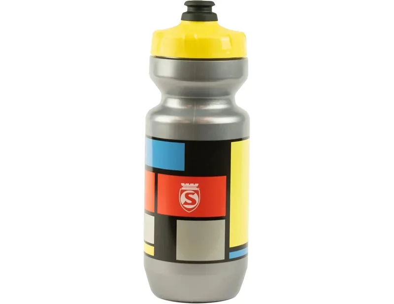 Balfes Bikes Silca Mondrian Classic Water Bottle in Yellow -  22oz/625ml | Free postage over £30, £10 off first order, price match & 0% finance.