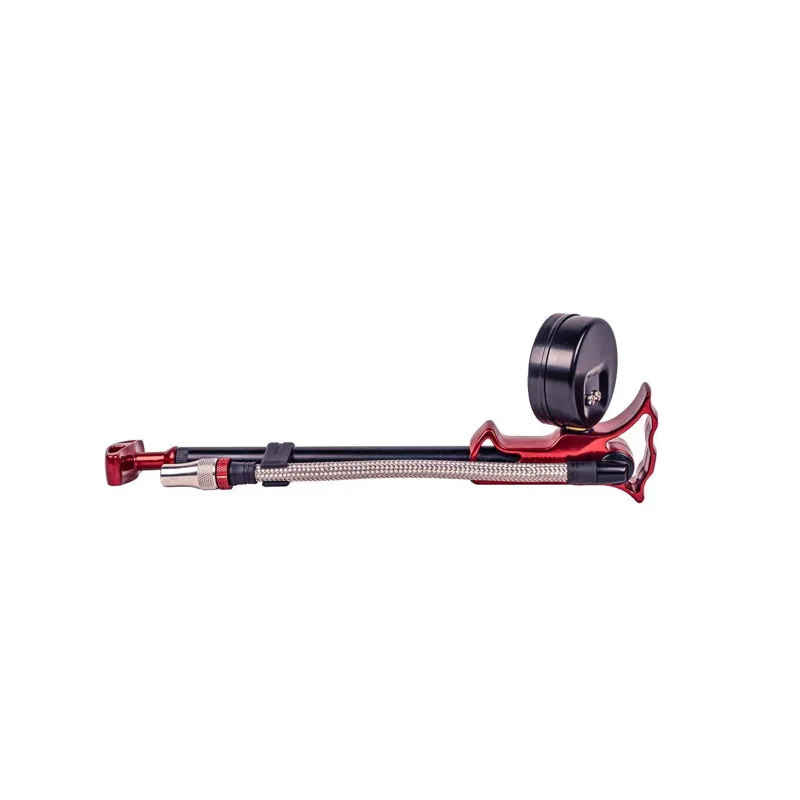 Silca Ultimate Shock Pump in Red-4