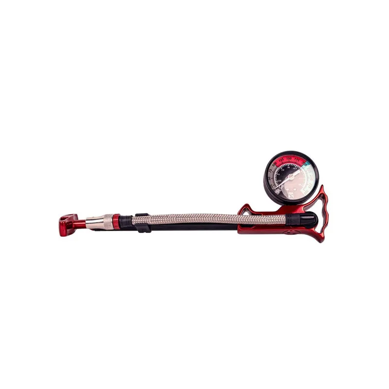 Silca Ultimate Shock Pump in Red-3