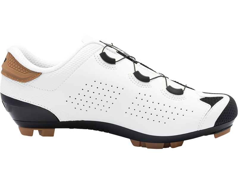 Sidi MTB Dust Shoes in White/Black-1