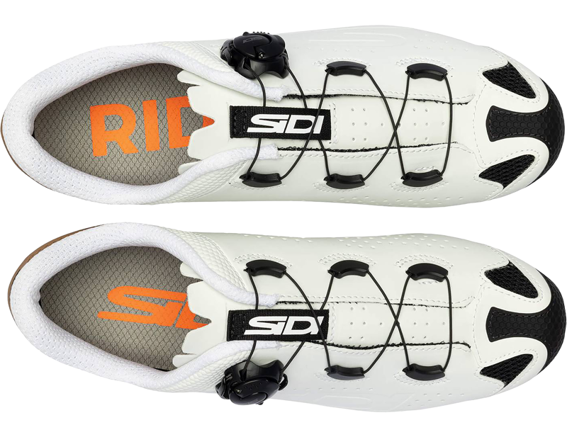 Sidi MTB Dust Shoes in White/Black-2