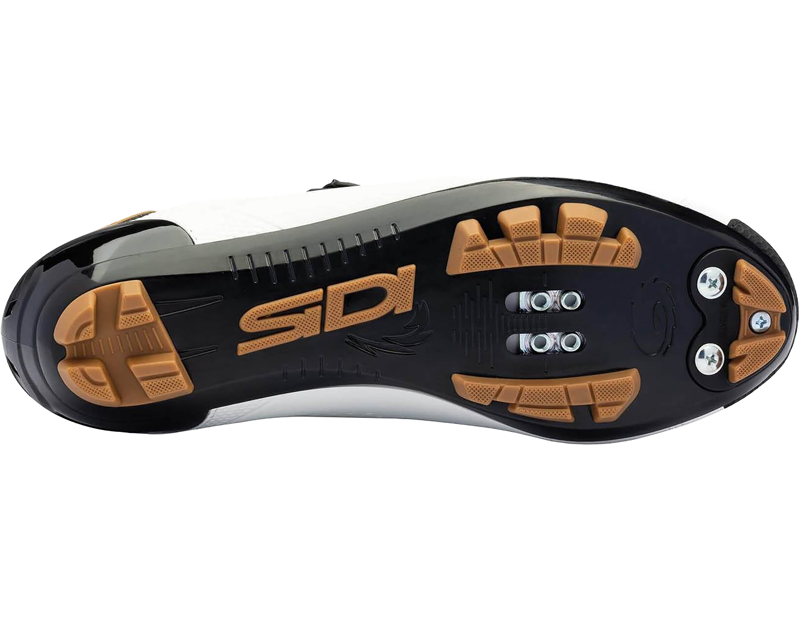 Sidi MTB Dust Shoes in White/Black-4