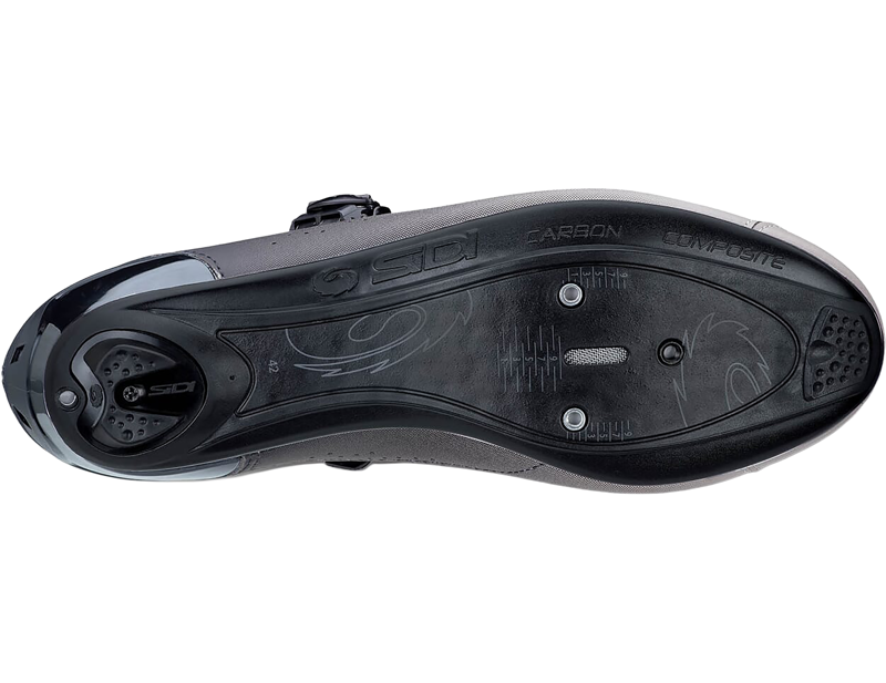 Sidi Genius 10 Carbon Road Shoes in Grey/Black-4