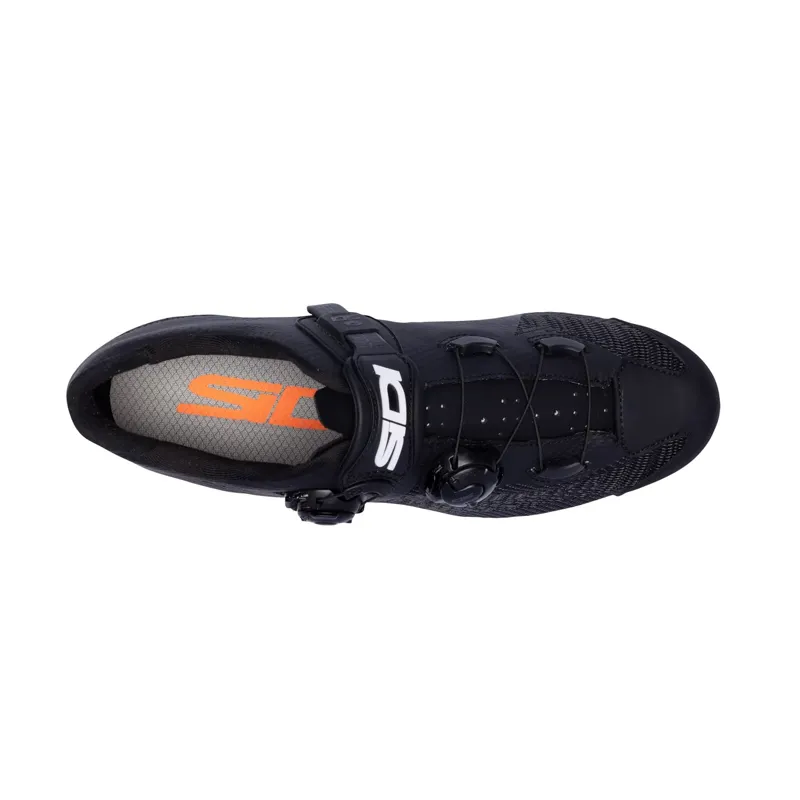Sidi Genius 10 Knitted Road Shoes in Black-1