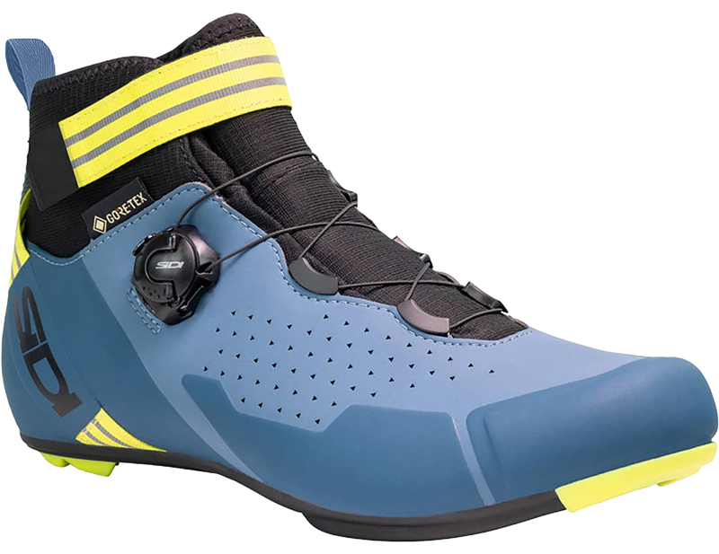 Sidi Nix Road Shoes in Navy/Yellow Fluo