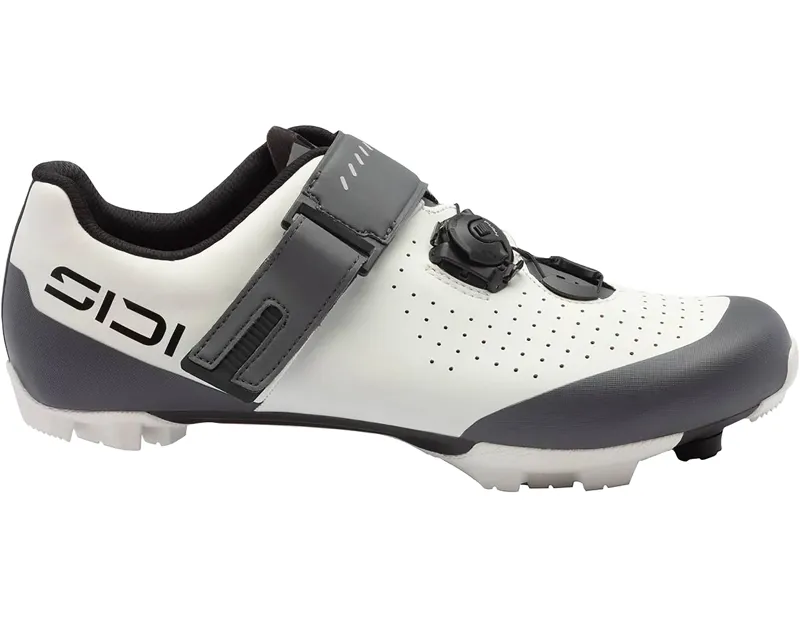 Balfes Bikes Sidi Physis MTB shoes in Ice White/Anthracite | Free postage over £30, £10 off first order, price match & 0% finance.