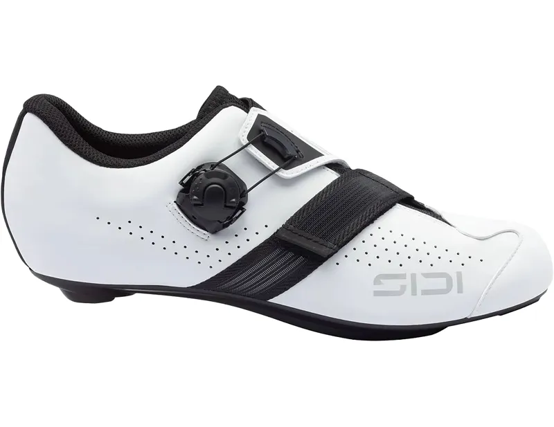 Balfes Bikes Sidi Prima Road Shoes in White/Black | Free postage over £30, £10 off first order, price match & 0% finance.