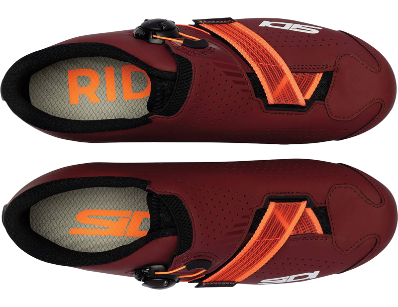  Sidi Prima Women's Road Shoes in Cabernet/Coral-2