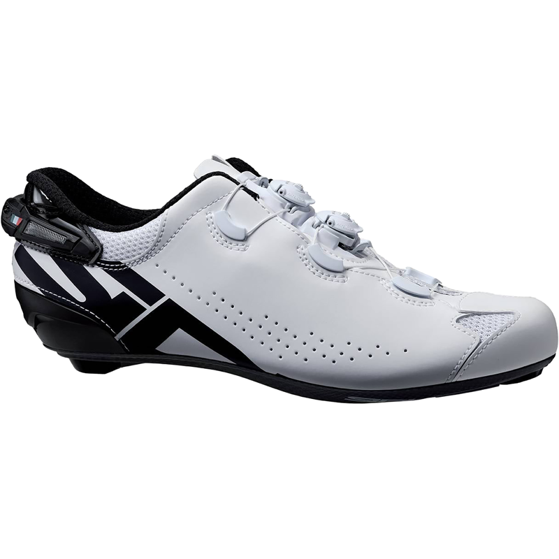 Balfes Bikes Sidi Shot 2S Road Shoes in White/Black | Free postage over £30, £10 off first order, price match & 0% finance.
