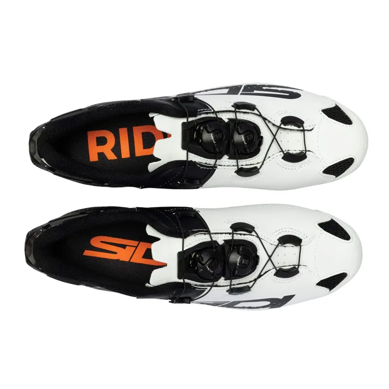 Sidi Shot 2S Pro Road Shoes - Two-Toned in White/Black-3