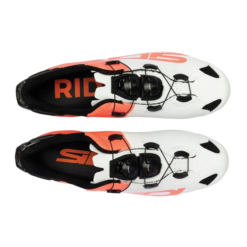  Sidi Shot 2S Pro Road Shoes in White/Coral-1