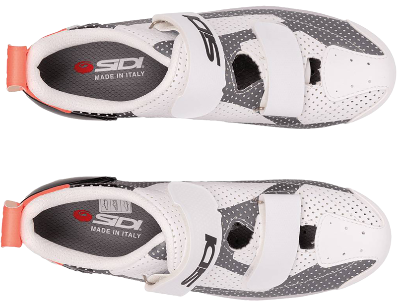 Sidi T-5 Air Triathlon Shoes in Black/White/Coral-2