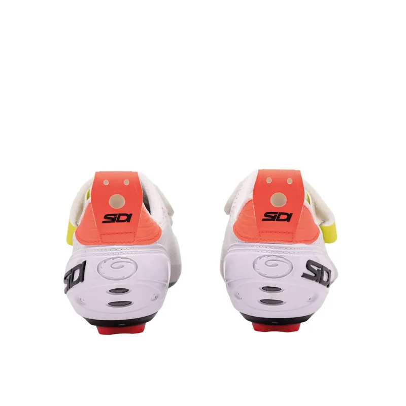 Sidi T-5 Air tri road shoes in Grey/White/Yellow-4