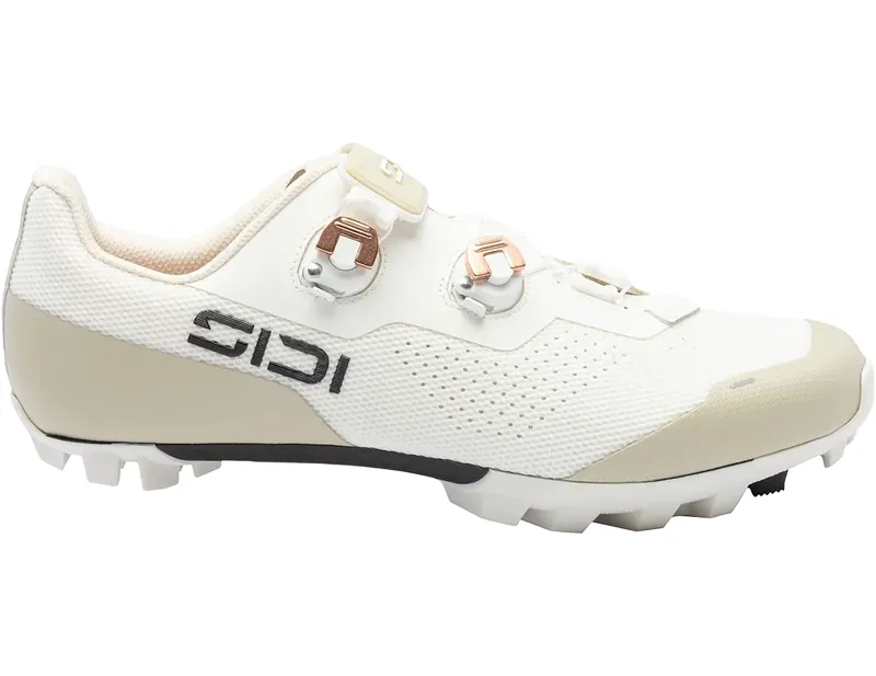 Sidi Dominator X Women's gravel shoe in Ice White/Sand