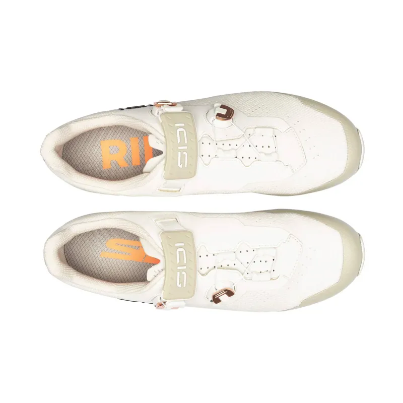 Sidi Dominator X Women's gravel shoe in Ice White/Sand-3