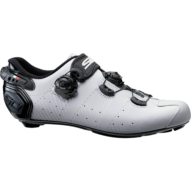Balfes Bikes Sidi Wire 2S Road Shoes in White/Black | Free postage over £30, £10 off first order, price match & 0% finance.