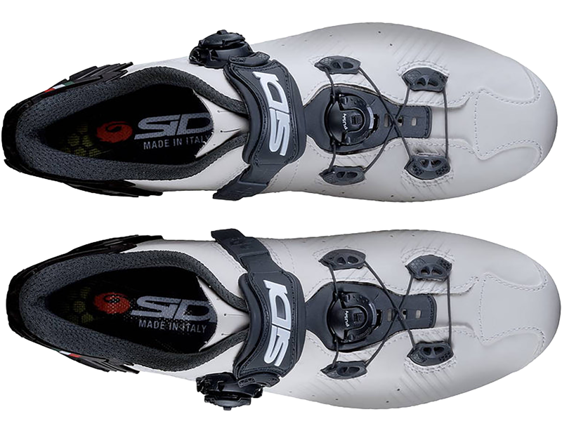 Sidi Wire 2S Road Shoes in White/Black-3