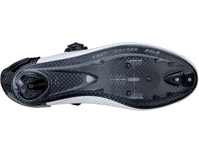 Sidi Wire 2S Road Shoes in White/Black-2