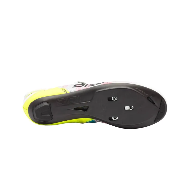Sidi Wire 3 road shoes in White/Yellow Fluo-2