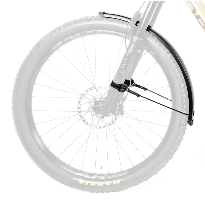 SKS Infinity Universal Front Mudguard 75mm in Black-2