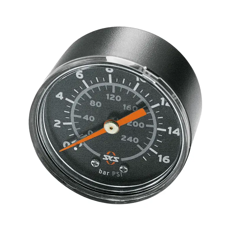 Balfes Bikes Sks SKS Rennkompressor Pressure Gauge in Black | Free postage over £30, £10 off first order, price match & 0% finance.