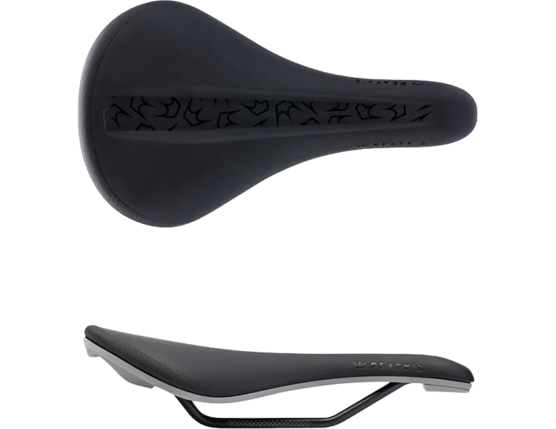 Peaty's Monarch 4130 Rail/Nylon Base Saddle in Slate Grey