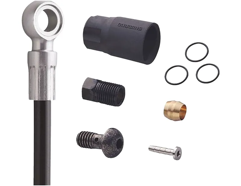 Balfes Bikes Shimano D/BRAKE BH90 M640 Hose RR BK Black rear | Free postage over £30, £10 off first order, price match & 0% finance.