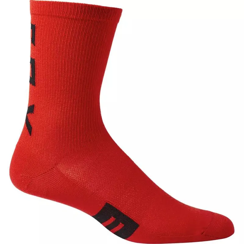 Fox Racing 6 In Flexair Merino Socks in Red