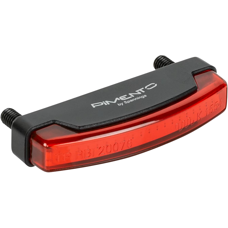 Balfes Bikes Spanninga Pimento XDvS Dynamo 6VAC 50mm Light in Black/Red | Free postage over £30, £10 off first order, price match & 0% finance.