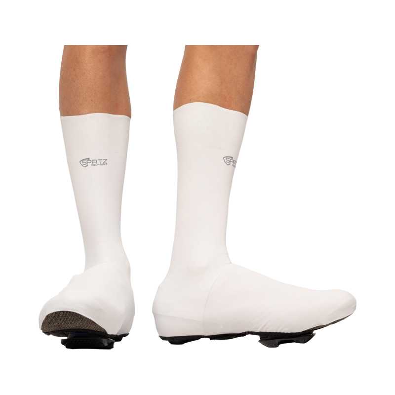 Balfes Bikes Spatzwear Spatz Aquasokz Long Shoe Covers in White | Free postage over £30, £10 off first order, price match & 0% finance.