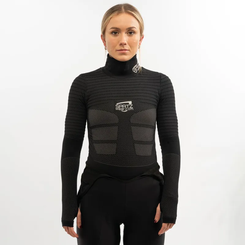 Spatz Basez 2 Long Sleeve Baselayer in Black-1