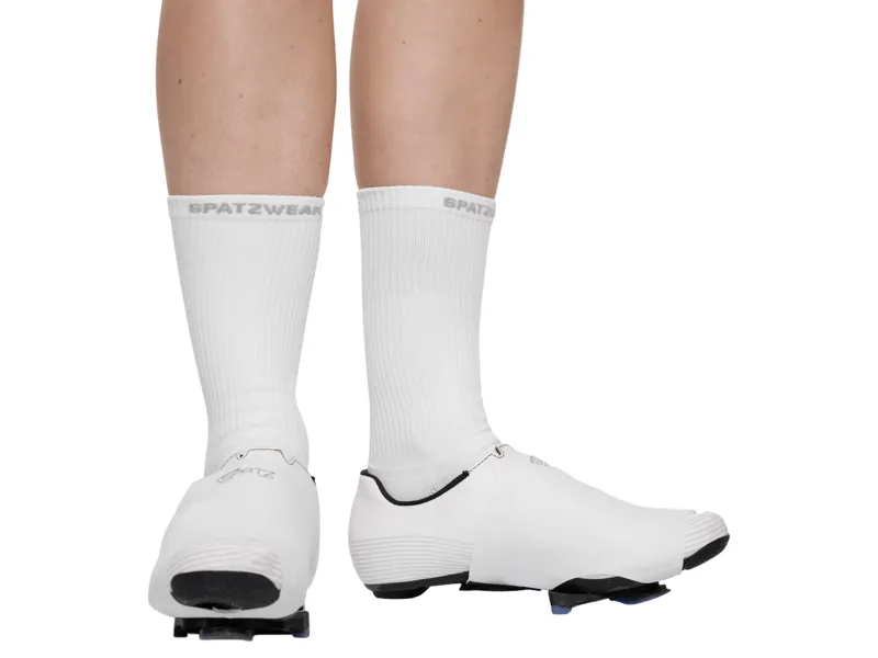 Spatzwear Dialz Aero Shoe Covers in White-2