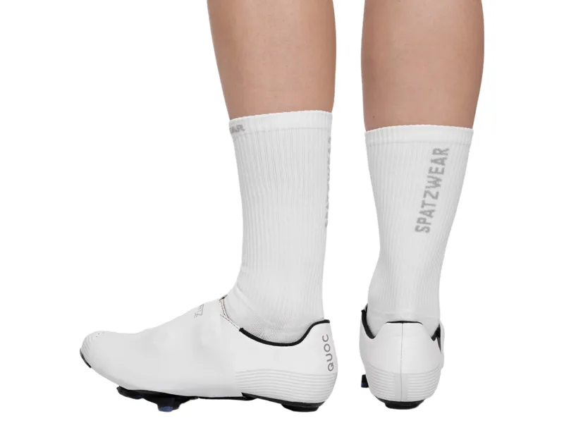 Spatzwear Dialz Aero Shoe Covers in White-3