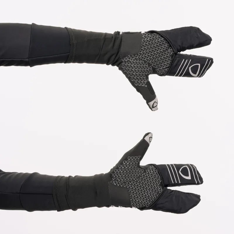 Spatzwear Glovz2 Race Gloves with Fold Out Wind Shell in Black-4