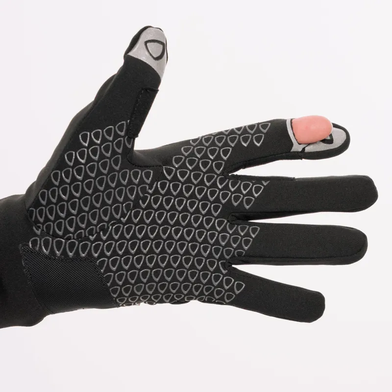 Spatzwear Glovz2 Race Gloves with Fold Out Wind Shell in Black-7
