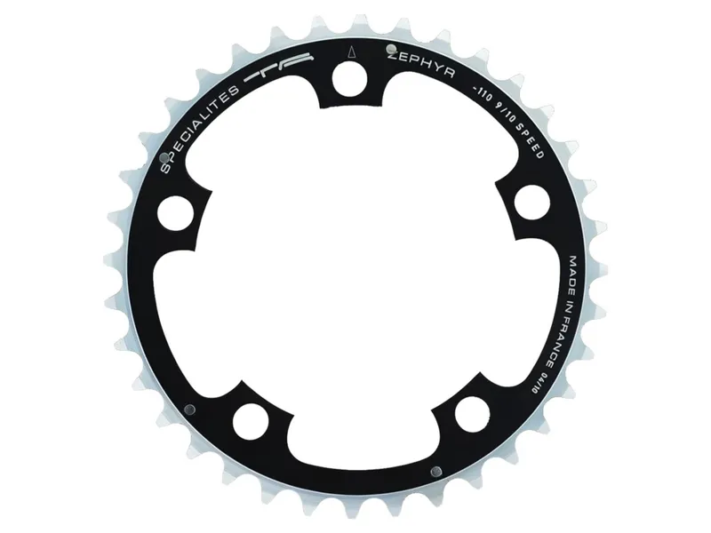 Specialites Ta Zephyr 110pcd 9/10X 5-Arm Middle Chainring 34t in Black
