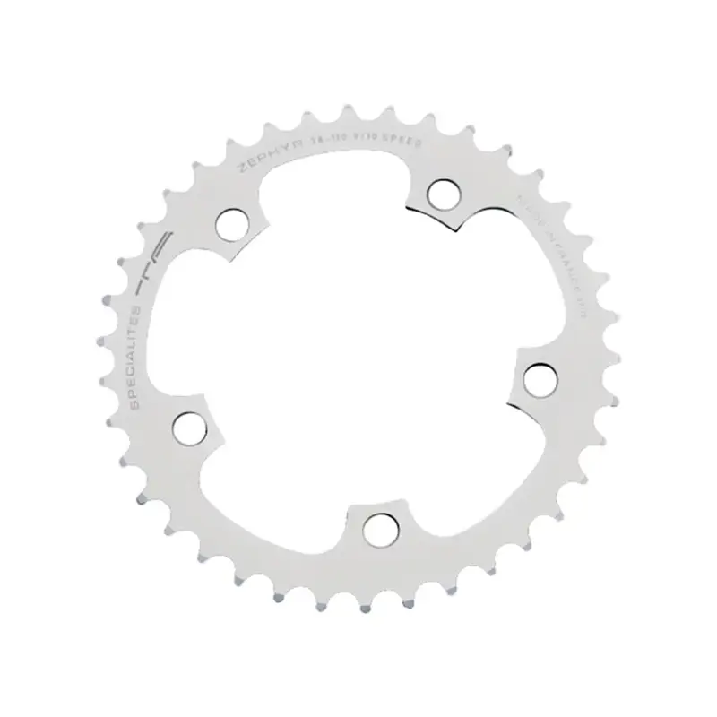 Balfes Bikes Specialites Ta Zephyr 110pcd 9/10X 5-Arm Middle Chainring 34t in Silver | Free postage over £30, £10 off first order, price match & 0% finance.