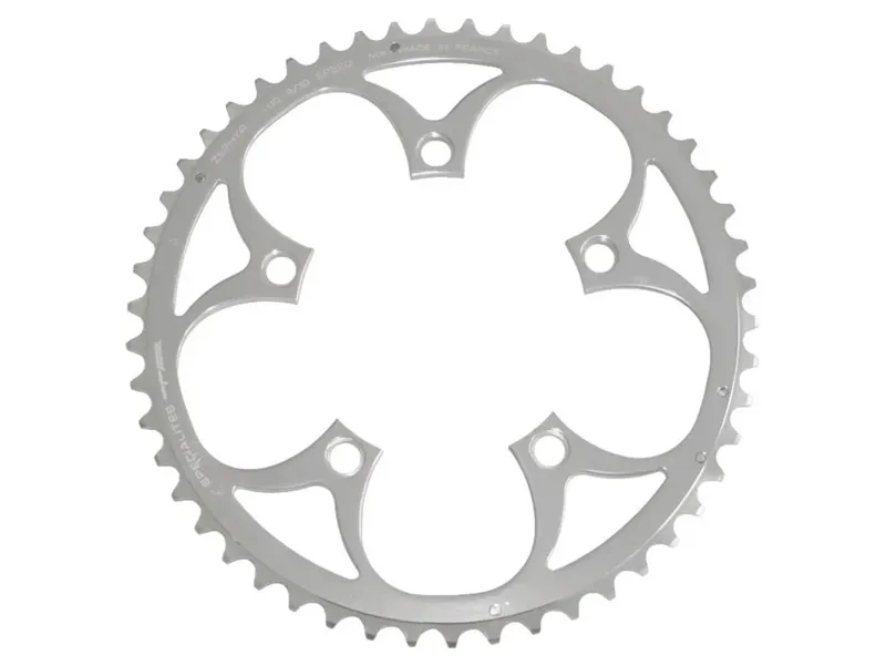 Specialites Ta Zephyr 110pcd 9/10X 5-Arm Outer Chainring 54t in Silver