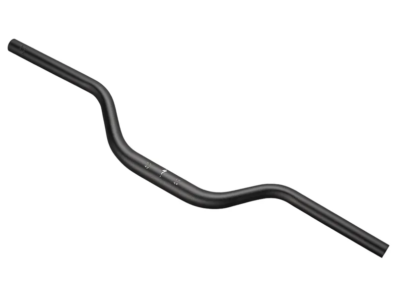 Specialized Bar Kids Mini-Rise Handlebar 25.4mm 580mm Width Alloy 60mm Rise / 5-DEG Backsweep 19mm Diameter At Grip Mount