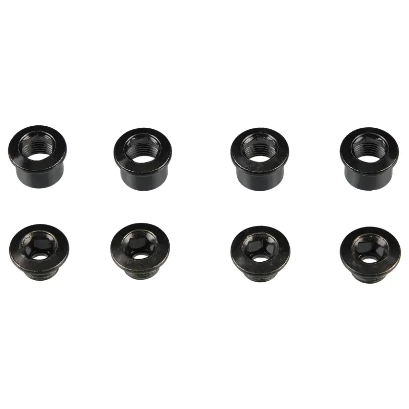 Balfes Bikes Specialized BLT CHAINRING BOLTS and NUTS FOR GATES BELT DRIVE CHAINRING 5MM HEX HEAD M8X0.75PX4.5MM STEEL 4 PCS in Black | Free postage over £30, £10 off first order, price match & 0% finance.