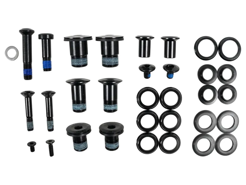 Balfes Bikes Specialized BLT KIT MY21 SJ ALLOY FRAME SUSPENSION PIVOT BOLT KIT W/ PIVOT SPACERS in Black | Free postage over £30, £10 off first order, price match & 0% finance.