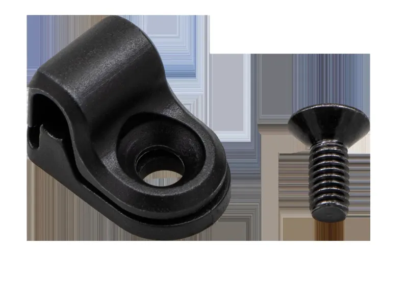 Specialized Cbg Cable Clamp Bolt-On Split Plastic 4MM/5MM Housing Clamp For Chs Main Pivot W/ Bolt