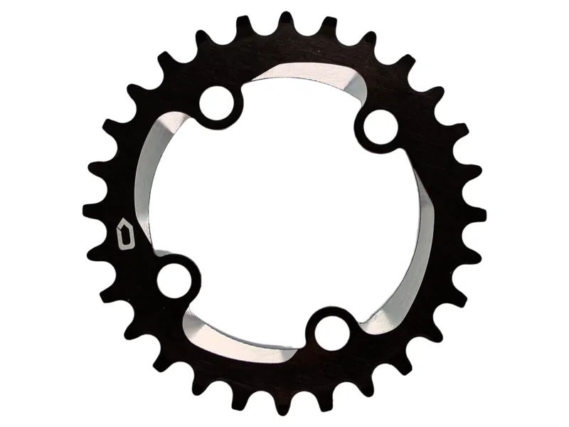 Balfes Bikes Specialized CHR STOUT CRANKS CHAINRNG 28T 10/11-SPD 4-BOLT 76BCD 1X RING ALLOY in Black | Free postage over £30, £10 off first order, price match & 0% finance.