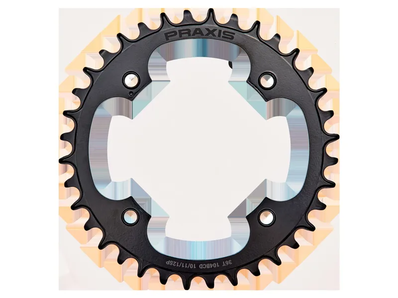 Balfes Bikes Specialized CHR TURBO 36T 11/12-SPD 104BCD 1X RING NARROW WIDE STEEL W/ CHAINRING BOLTS PRAXIS in Black | Free postage over £30, £10 off first order, price match & 0% finance.