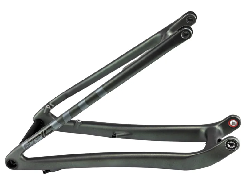 Balfes Bikes Specialized CHS MY22 SW EPIC EVO REAR STAY ASSEMBLY 29 CARBON 12X148MM - STN CMLN/SIL/GRN SPCTFLR BRSH/BLKCP in Satin/Gloss Carbon/Flo Red/White | Free postage over £30, £10 off first order, price match & 0% finance.