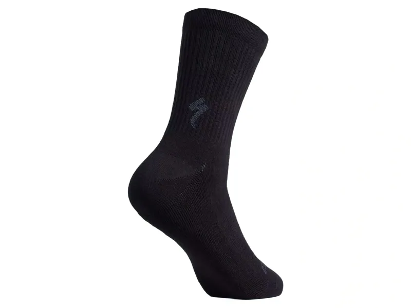 Balfes Bikes Specialized Cotton Tall Socks in Black | Free postage over £30, £10 off first order, price match & 0% finance.