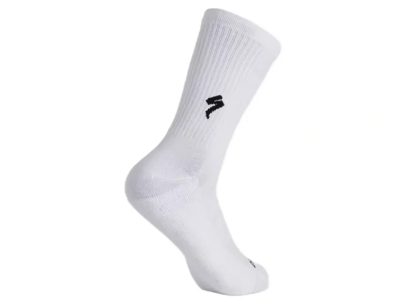 Balfes Bikes Specialized Cotton Tall Socks in White | Free postage over £30, £10 off first order, price match & 0% finance.