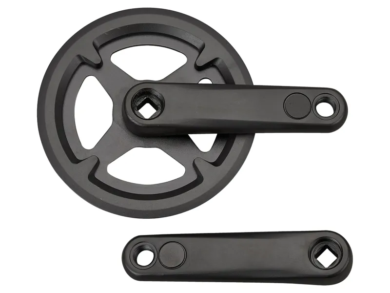 Balfes Bikes Specialized CRK KIDS 105/125MM L+R ARMS ALLOY SQUARE-TAPER 34T RIVETED RING 1X8-SPD W/ CHAINRING GUARD NO BB in Black | Free postage over £30, £10 off first order, price match & 0% finance.
