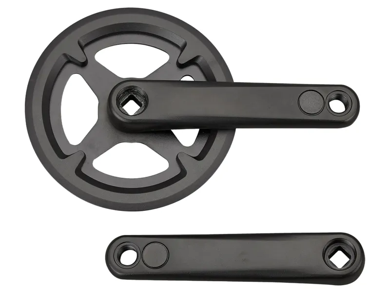 Balfes Bikes Specialized CRK KIDS 130/150MM L+R ARMS ALLOY SQUARE-TAPER 34T RIVETED RING 1X8-SPD W/ CHAINRING GUARD NO BB in Black | Free postage over £30, £10 off first order, price match & 0% finance.